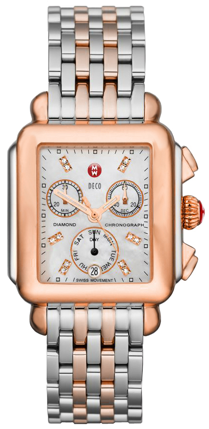 Michele Deco Collection Pearl White Ladies Watch MWW06P000234 