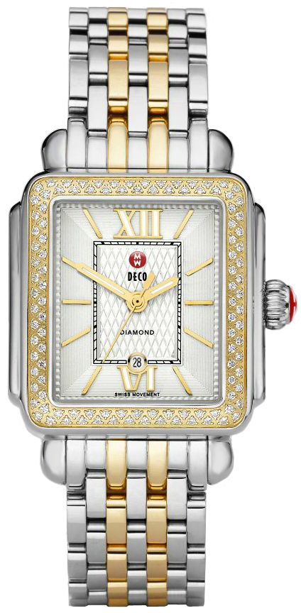 Michele Deco Collection Battery Operated Quartz Silver Ladies Watch MWW06T000061 