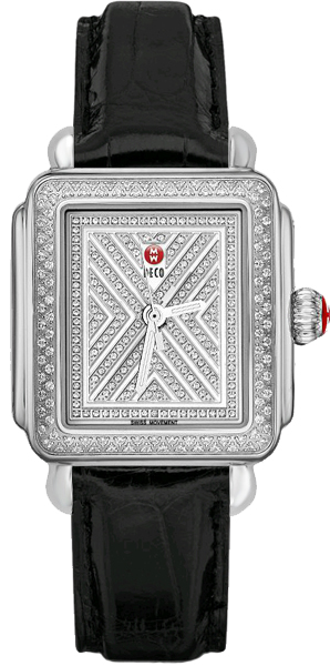 Michele Deco Collection Battery Operated Quartz Diamonds Ladies Watch MWW06T000064 