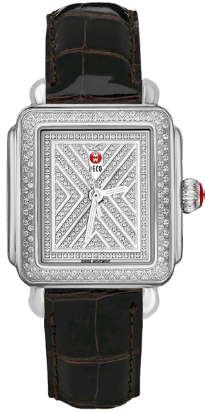 Michele Deco Collection Battery Operated Quartz Diamonds Ladies Watch MWW06T000067 