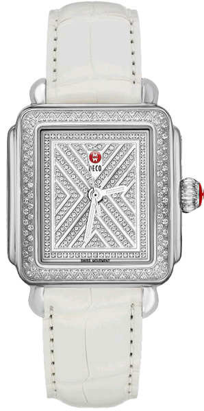 Michele Deco Collection Battery Operated Quartz Diamonds Ladies Watch MWW06T000068 