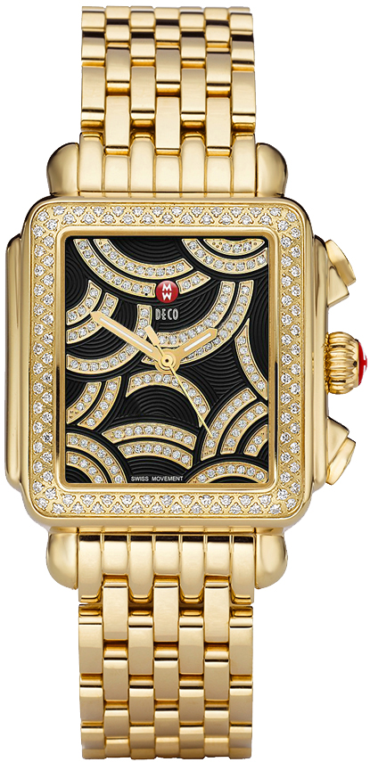 Michele Deco Collection Battery Operated Quartz Diamonds Ladies Watch MWW06T000119 