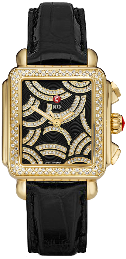 Michele Deco Collection Battery Operated Quartz Diamonds Ladies Watch MWW06T000120 