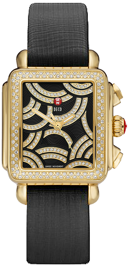 Michele Deco Collection Battery Operated Quartz Diamonds Ladies Watch MWW06T000121 