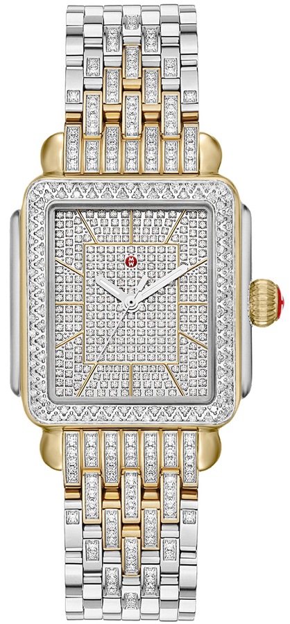 Michele Deco Collection Battery Operated Quartz Silver Ladies Watch MWW06T000207 