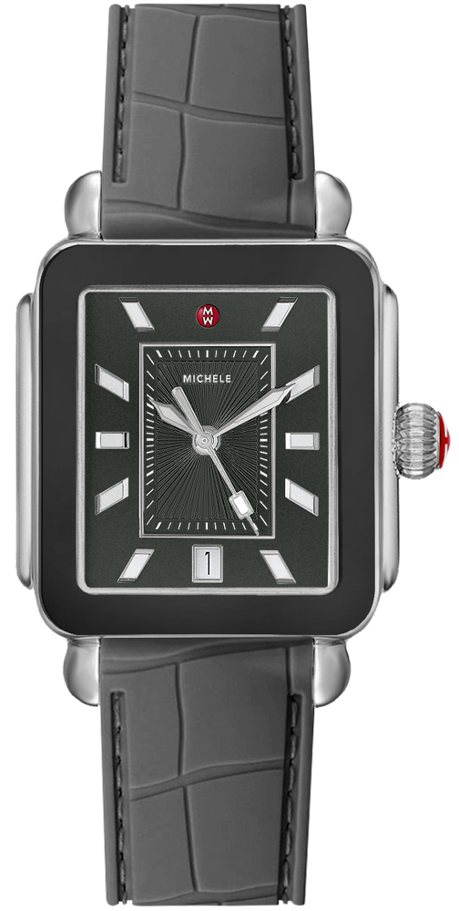 Michele Deco Collection Battery Operated Quartz Grey Ladies Watch MWW06K000010 