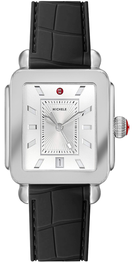 Michele Deco Collection Battery Operated Quartz Silver Ladies Watch MWW06K000044 