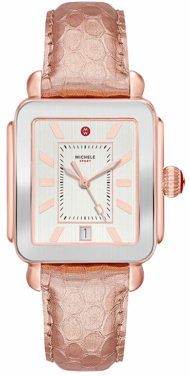 Michele Deco Collection Battery Operated Quartz Silver Ladies Watch MWW06K000039 