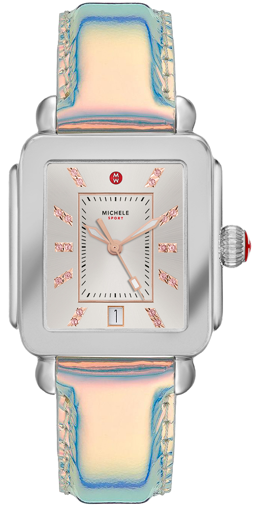Michele Deco Collection Battery Operated Quartz Silver Ladies Watch MWW06K000030 