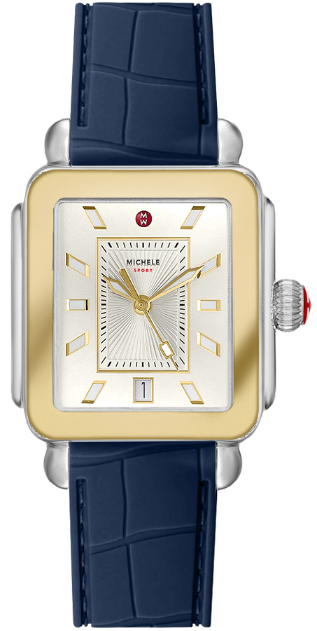 Michele Deco Collection Battery Operated Quartz Silver Ladies Watch MWW06K000045 