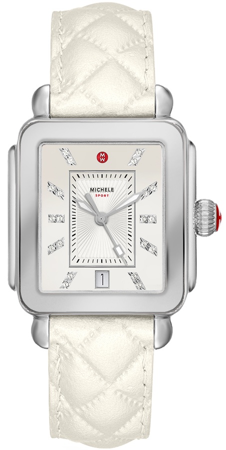 Michele Deco Sport Topaz Hour Markers Women's Watch MWW06K000047 