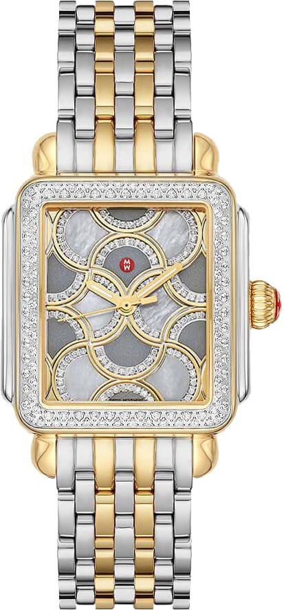 Michele Deco Collection Battery Operated Quartz Grey Ladies Watch MWW06T000225 