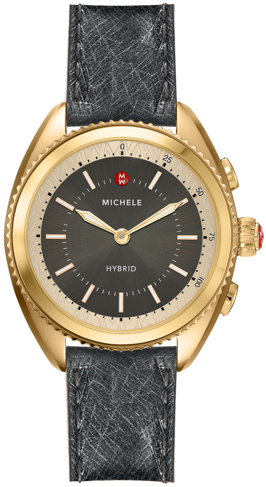 Michele Hybrid Smartwatch Battery Operated Quartz Grey Watch MWWT32A00013 
