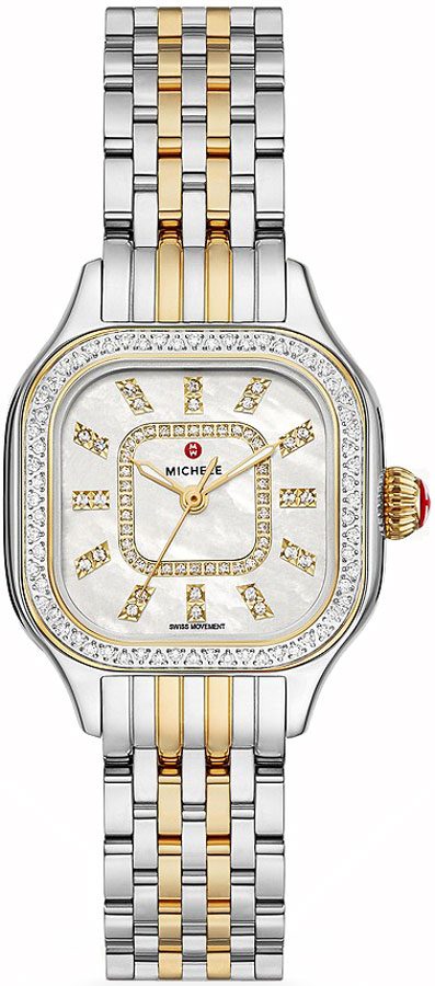 Michele Meggie Battery Operated Quartz White Ladies Watch MWW33B000002 