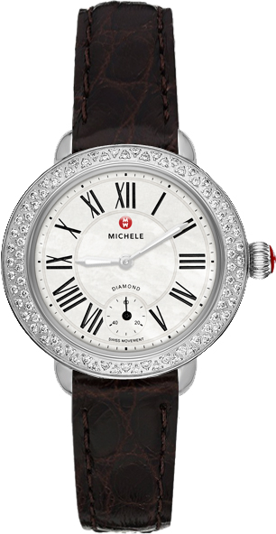 Michele Serein Battery Operated Quartz Pearl White Watch MWW21E000005 