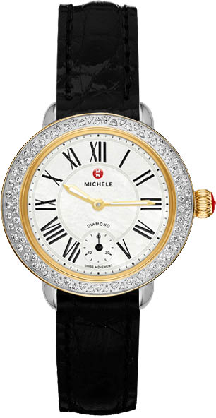 Michele Serein Battery Operated Quartz Pearl White Watch MWW21E000009 