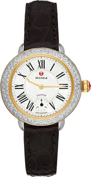 Michele Serein Battery Operated Quartz Pearl White Watch MWW21E000011 