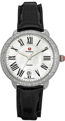Michele Serein Battery Operated Quartz Pearl White Watch MWW21B000002 