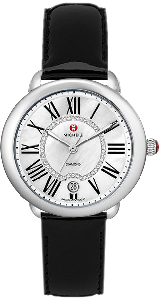 Michele Serein Battery Operated Quartz Pearl White Ladies Watch MWW21B000011 