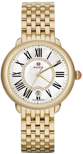 Michele Serein Battery Operated Quartz White Ladies Watch MWW21B000017 