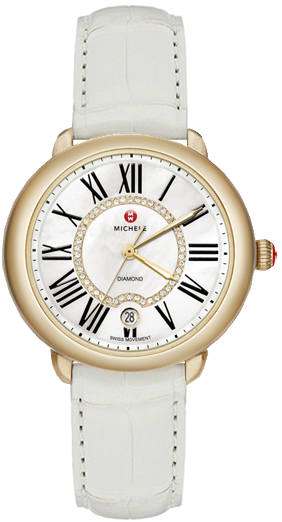 Michele Serein Battery Operated Quartz Diamonds Ladies Watch MWW21B000018 