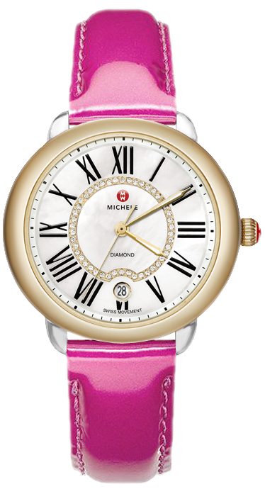 Michele Serein Battery Operated Quartz Diamonds Ladies Watch MWW21B000021 