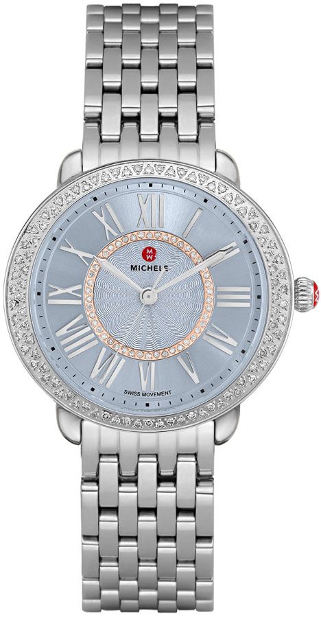 Michele Serein Battery Operated Quartz Diamonds Ladies Watch MWW21B000149 