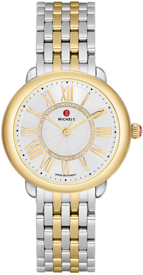 Michele Serein Battery Operated Quartz Silver Ladies Watch MWW21B000148 