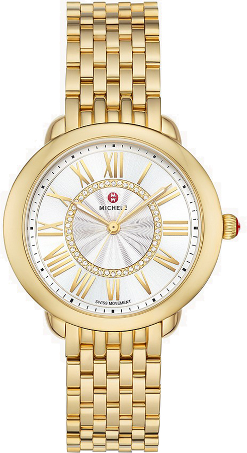 Michele Serein Battery Operated Quartz White Ladies Watch MWW21B000160 
