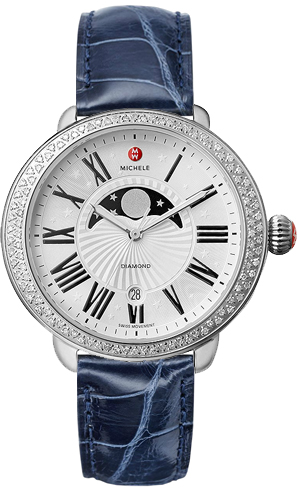 Michele Serein Battery Operated Quartz Silver Watch MWW21D000005 