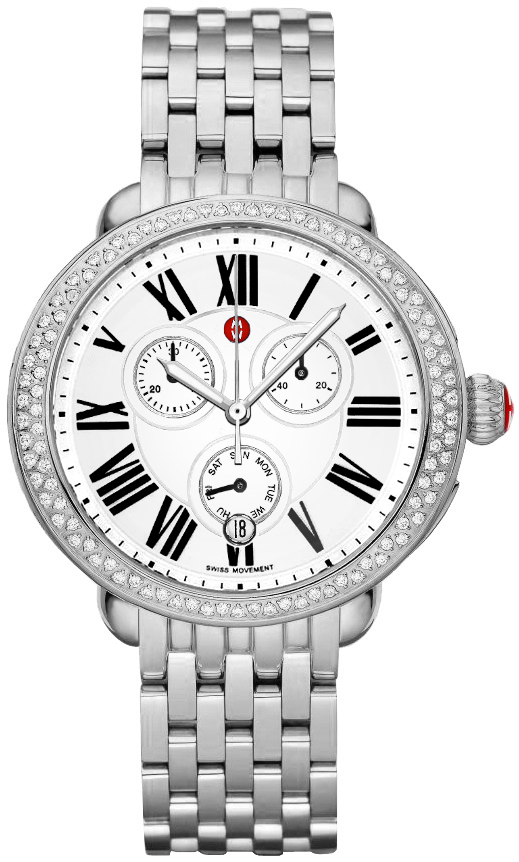 Michele Serein Battery Operated Quartz Silver Ladies Watch MWW21A000001 