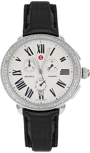 Michele Serein Battery Operated Quartz Silver Watch MWW21A000002 