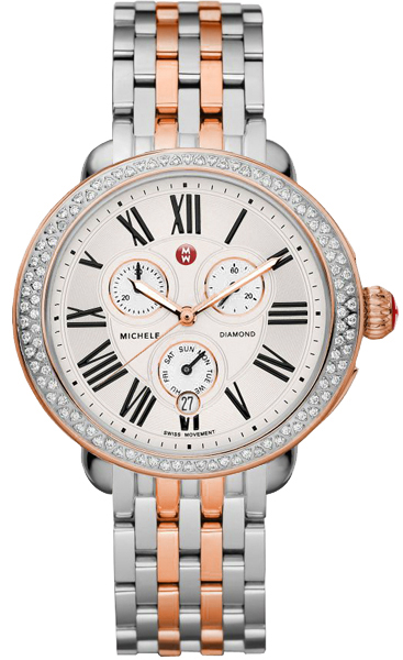 Michele Serein Battery Operated Quartz Silver Watch MWW21A000009 