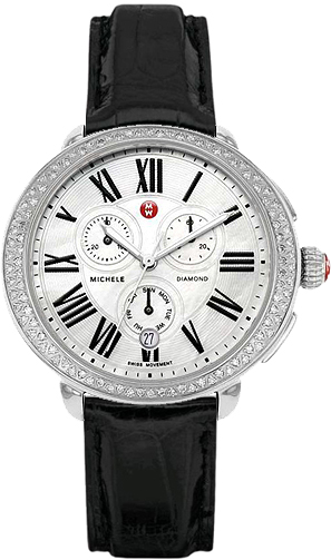 Michele Serein Battery Operated Quartz Pearl White Watch MWW21C000003 