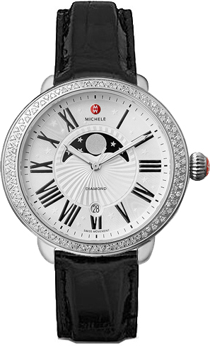 Michele Serein Battery Operated Quartz Silver Watch MWW21D000004 