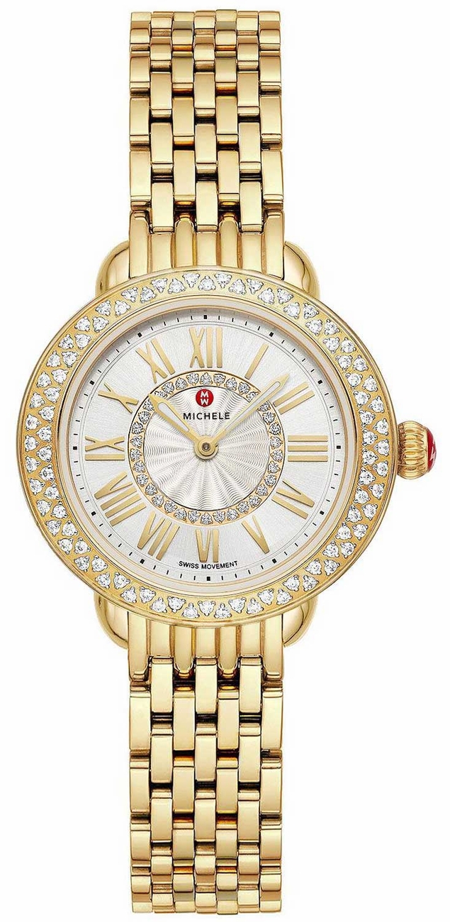 Michele Serein Battery Operated Quartz White Ladies Watch MWW21E000027 