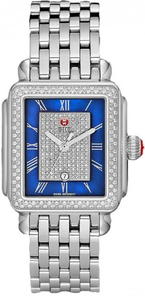 Michele Deco Collection Blue Ladies Watch MWW06T000082 