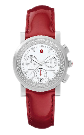 Michele Sport Collection Battery Operated Quartz White Watch MWW01C000004 