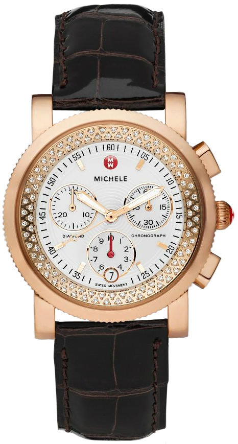 Michele Sport Collection Battery Operated Quartz White Watch MWW01C000062 