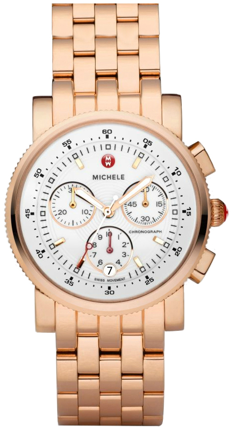 Michele Sport Collection Battery Operated Quartz White Watch MWW01C000064 