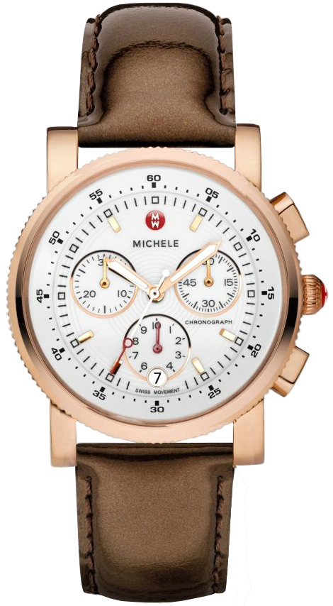 Michele Sport Collection Battery Operated Quartz White Watch MWW01C000067 