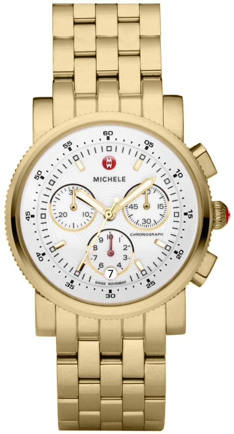 Michele Sport Collection Battery Operated Quartz White Watch MWW01C000106 