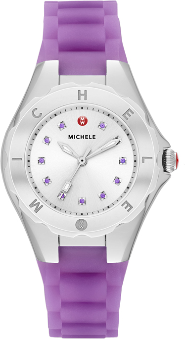 Michele Jelly Bean Silver Watch MWW12P000009 