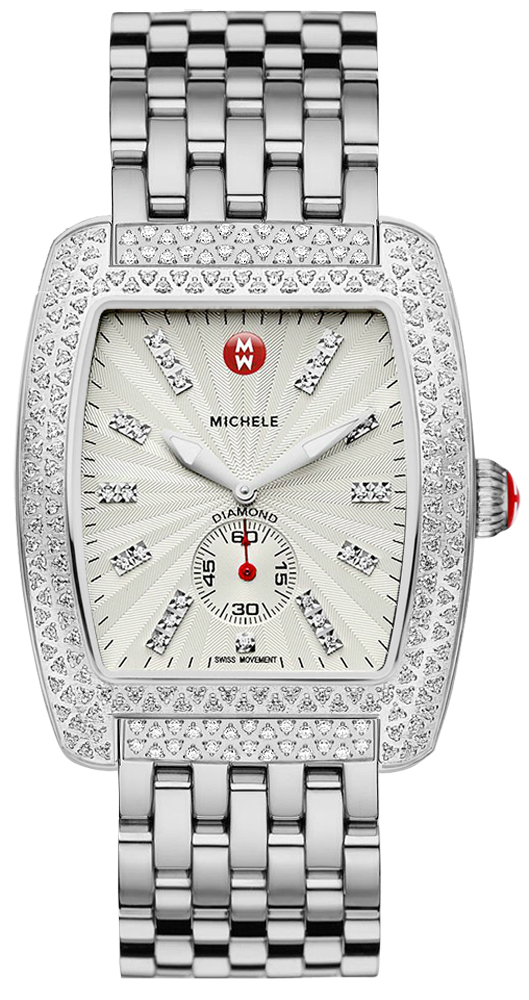 Michele Urban Battery Operated Quartz Silver Watch MWW02T000002 