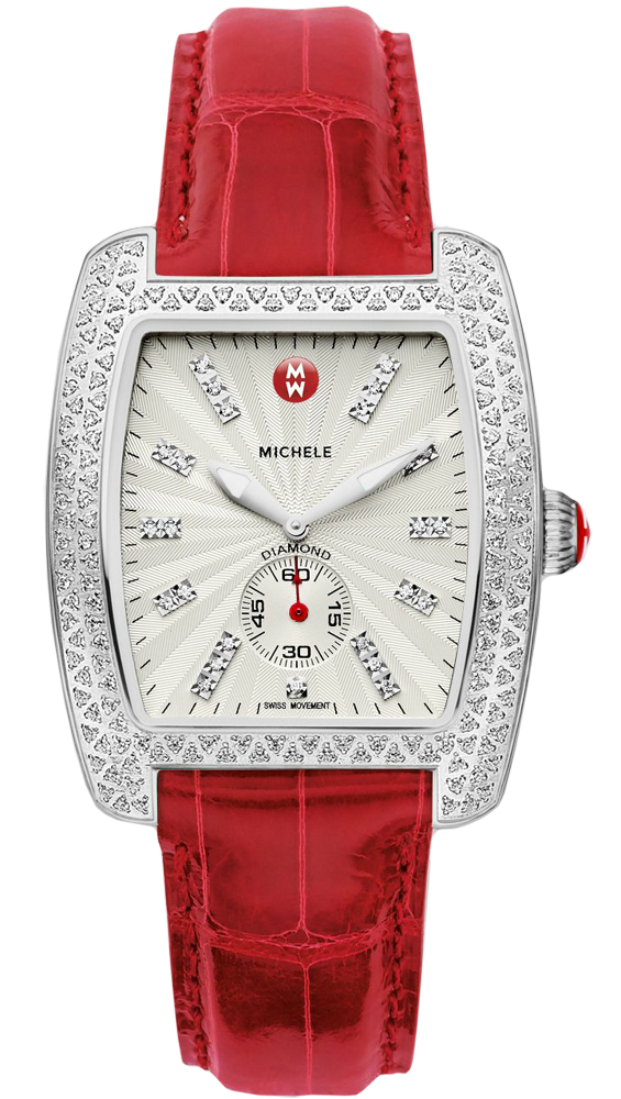 Michele Urban Battery Operated Quartz Silver Watch MWW02T000004 