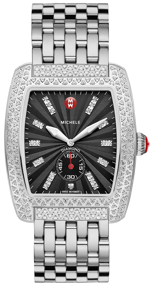 Michele Urban Battery Operated Quartz Black Watch MWW02T000009 