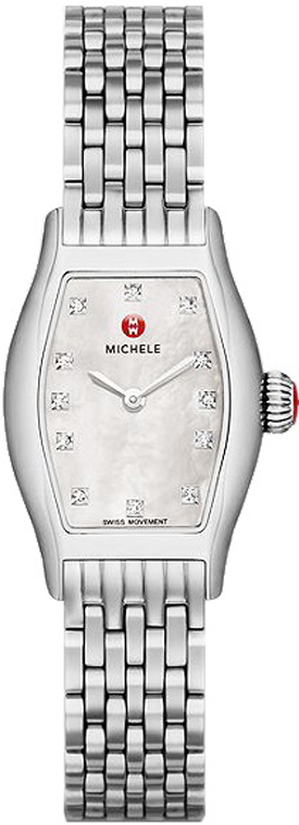 Michele Urban Battery Operated Quartz Pearl White Watch MWW08A000233 