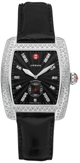 Michele Urban Battery Operated Quartz Black Watch MWW02M000025 