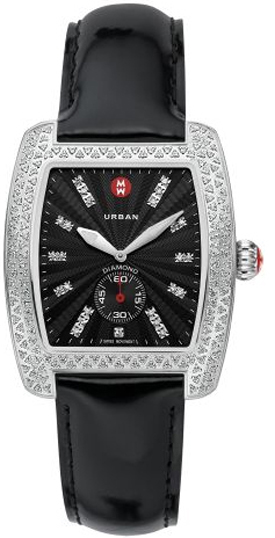 Michele Urban Battery Operated Quartz Black Watch MWW02M000026 