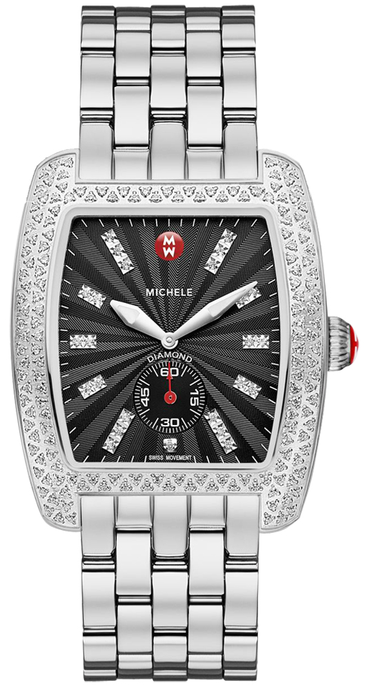 Michele Urban Battery Operated Quartz Black Watch MWW02T000008 